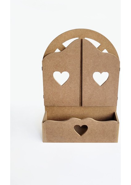 Ham Mdf, Boyanabilir, Dekoratif Panjurlu Pencereli Çiçeklik, Panjur Raf modelleri