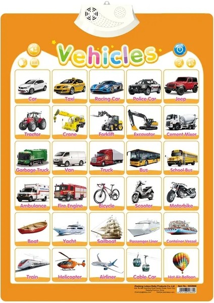 Ingilizce Alfabe Duvar Grafiği Konuşan Abc Mektupları 123S Müzik Poster Yürümeye Başlayan Eğitim Öğrenme Oyuncak Hediyeler Renk: Trafik 945 (Yurt Dışından)