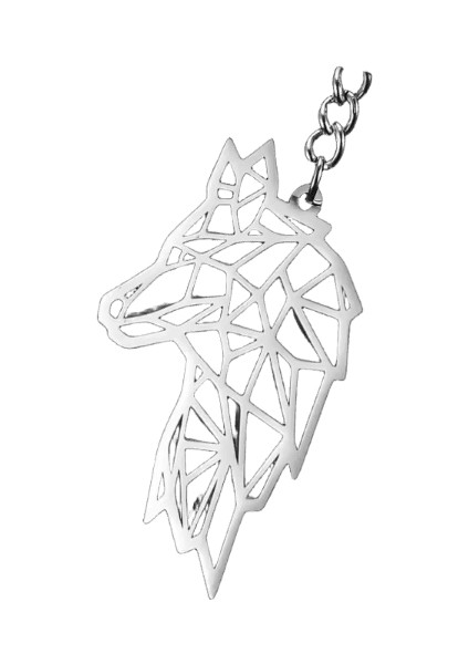 Cooltıme Kurt Anahtarlık Tilki Kaplan Ayı Hayvan Kolye Unicorn Tavşan Paslanmaz Çelik Anahtarlık Erkekler Araba Anahtarlık Takı Hediye 2025RENK:TILKI/BOYUT:ZINCIRLI (Yurt Dışından)