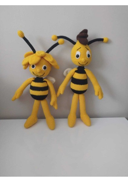 Arı Maya ve Willy Amigurumi Organik Oyuncak 1 Adet