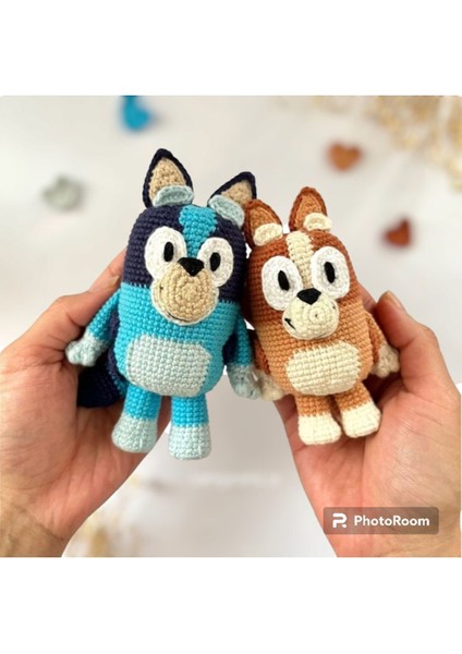 Elite Amigurumi Oyuncak Bingo ve Bluey 1 Adet