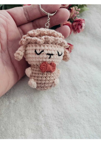 Elite Mini Amigurumi Oyuncak Hediyelik (Bejkuzu-6 Cm) 1 Adet