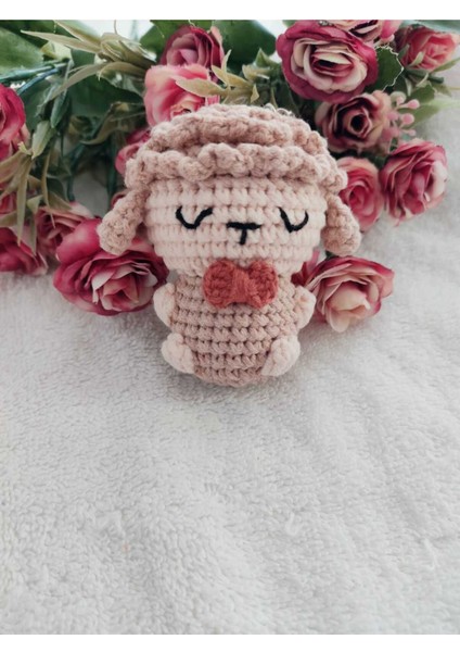 Elite Mini Amigurumi Oyuncak Hediyelik (Bejkuzu-6 Cm) 1 Adet