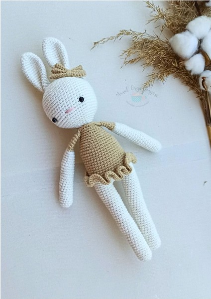 Tavşan - Harika Hayvanlar Serisi Doğal Amigurumi Oyuncak 30 cm 1 Adet modelleri