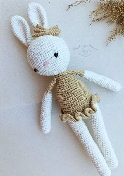 Tavşan - Harika Hayvanlar Serisi Doğal Amigurumi Oyuncak 30 cm 1 Adet fırsatları
