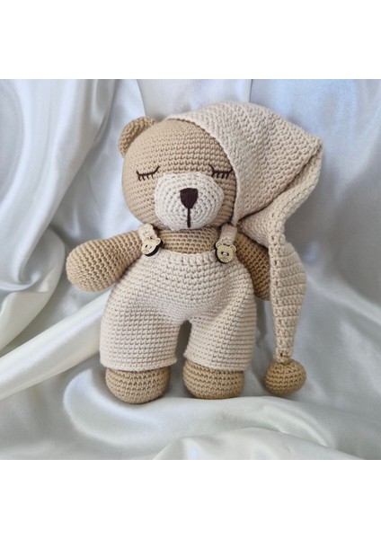 Ayıcık Amigurumi Bebek , Uyku Arkadaşı 1 Adet
