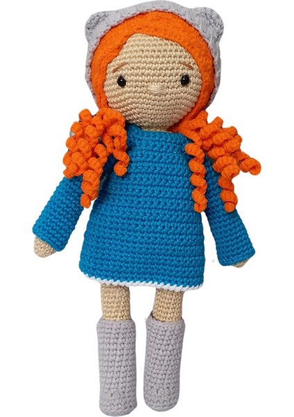 Elite Tığ Işi Oyun Arkadaşı Sevimli Amigurumi Bebek 1 Adet