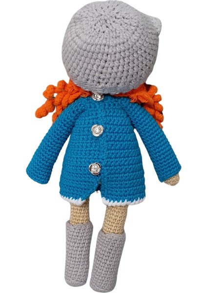 Elite Tığ Işi Oyun Arkadaşı Sevimli Amigurumi Bebek 1 Adet