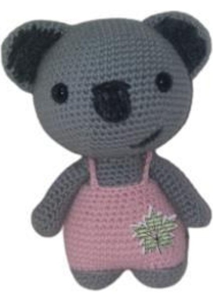 Sevimli Koala Amigurumi Organik Oyuncak 1 Adet