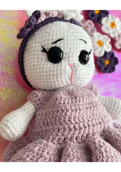 Amigurumi Örgü Oyuncak Uyku Arkadaşı Tavşan 1 Adet indirimleri