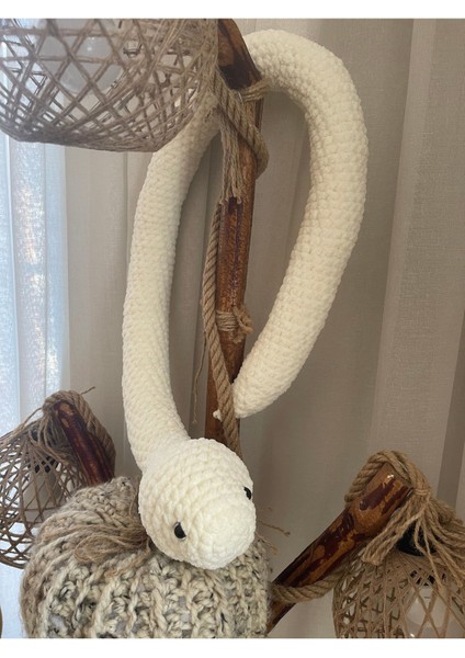 Amigurumi Peluş Yılan 120 cm 1 Adet