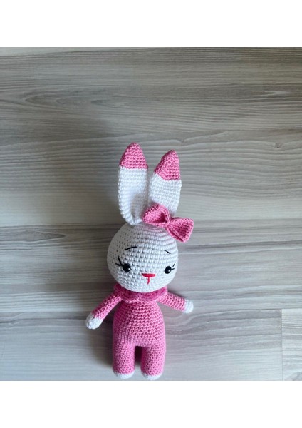 Amigurumi Minik Tavşan Oyun Arkadaşı & Uyku Arkadaşı 1 Adet