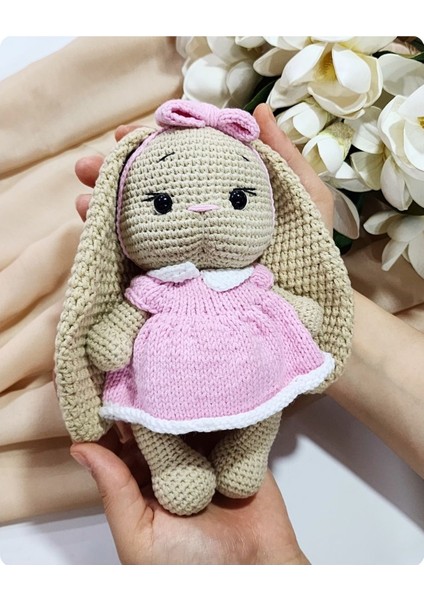 Elite Amigurumi Tavşan Linda 3lu Set - Oyun Arkadasi 1 Adet