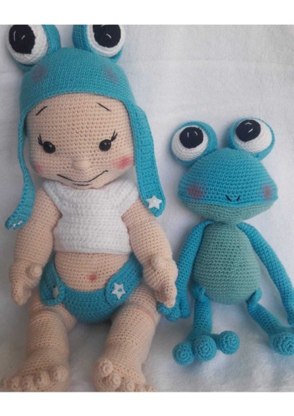 Yumi ve Kuki Amigurumi Organik Oyuncak 1 Adet