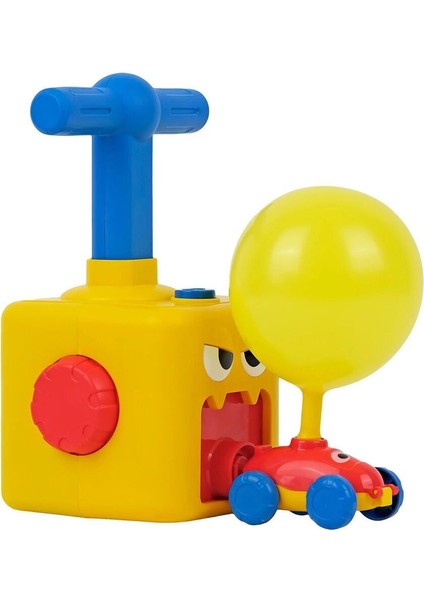 Power Pompalı Balon Şişiren Fırlatıcılı Araba ER-410 1 Adet