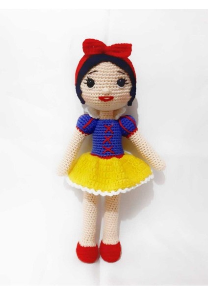 Pamuk Prenses Bebek Amigurumi Organik Oyuncak 1 Adet modelleri