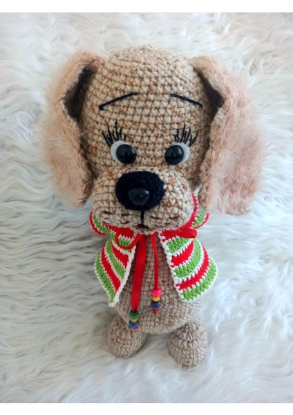 Yelekli Köpüş Amigurumi Organik Oyuncak 1 Adet fırsatları