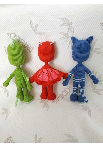 Pijamaskeliler Takımı Amigurumi Organik Oyuncak 1 Adet fiyatları
