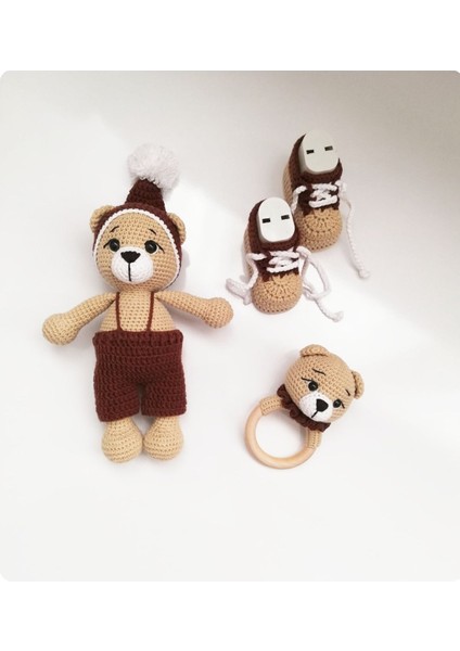 Elite Amigurumi A5 Ayıcık Set Patikli 1 Adet