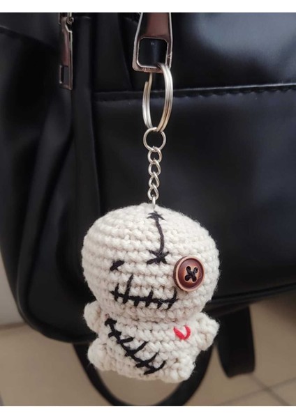 Elite Amigurumi Oyuncak Anahtarlık 1 Adet (Vodooo-6 Cm) 1 Adet
