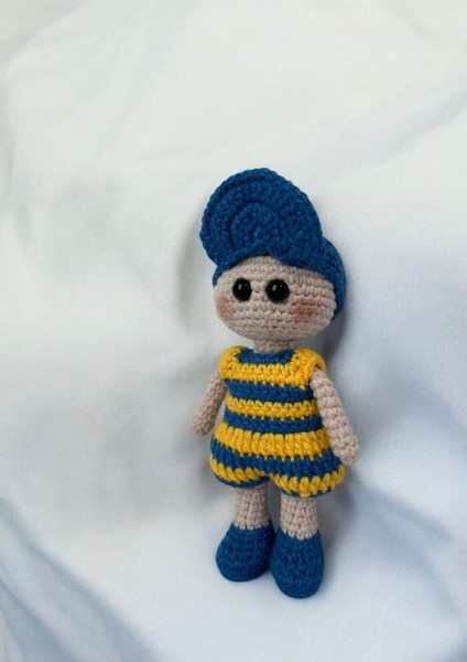 Elite Amigurumi Fenerbahçeli Taraftar Bebek 1 Adet