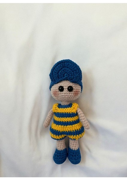 Elite Amigurumi Fenerbahçeli Taraftar Bebek 1 Adet