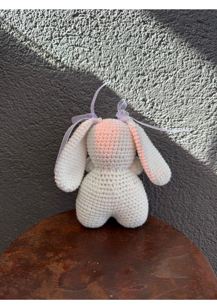 El Yapımı Örgü Beyaz Tavşan Oyuncak Amigurumi 1 Adet modelleri