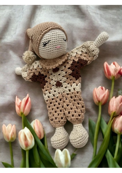Amigurumi Uykucu Bebek Uyku Arkadaşı Oyuncak 1 Adet
