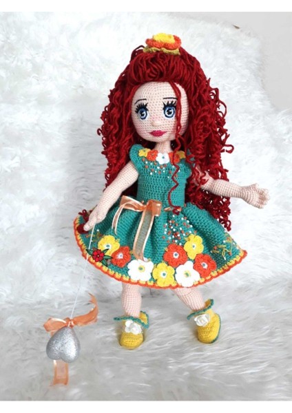 Açan Çiçek Bebek Amigurumi Organik Oyuncak 1 Adet fırsatları