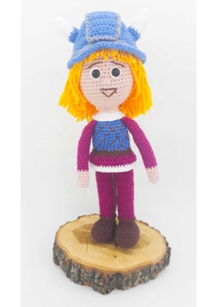 Viking Viki Amigurumi Organik Oyuncak 1 Adet modelleri