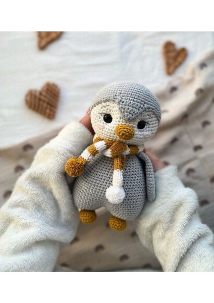 Elite Amigurumi Penguen Grin 1 Adet