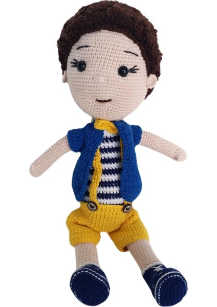 Elite El I?şi Oyun Arkadaşı Amigurumi Erkek Bebek 1 Adet