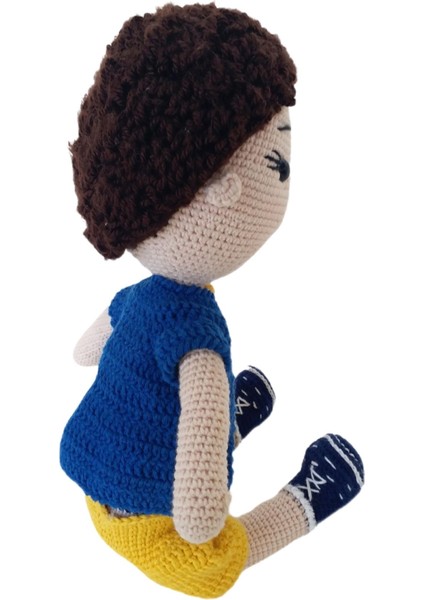 Elite El I?şi Oyun Arkadaşı Amigurumi Erkek Bebek 1 Adet
