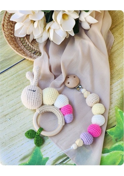Elite Amigurumi 2li Tirtil Çıngırak Set 1 Adet