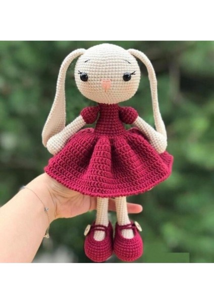 Elite Amigurumi Organik Oyuncak - Uzun Kulak Tavşan 1 Adet