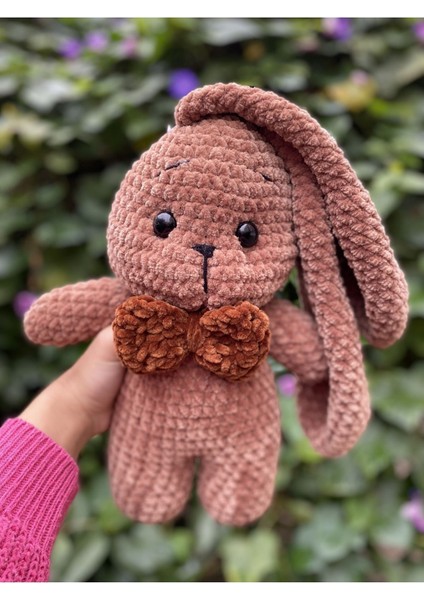 Elite 30CM Amigurumi El Yapımı Uzun Kulaklı Tavşan 1 Adet