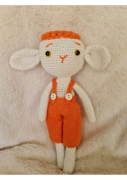 Amigurumi Örgü Sevimli Kuzucuk 1 Adet
