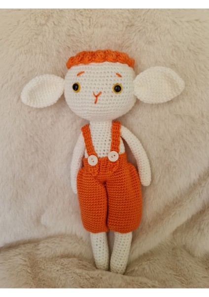 Amigurumi Örgü Sevimli Kuzucuk 1 Adet