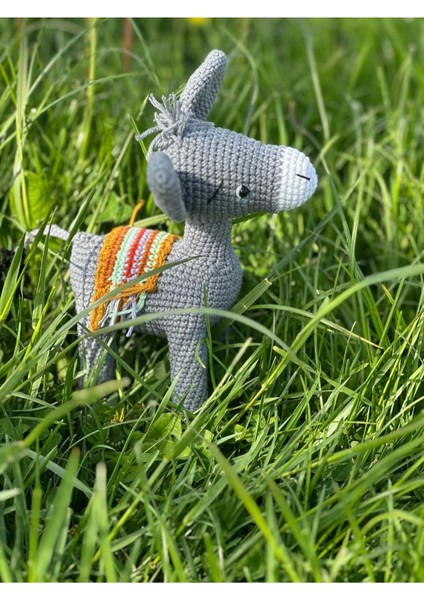 Amigurumi Oyuncak Eşek Oyun Arkadaşı Uyku Arkadaşı 1 Adet modelleri