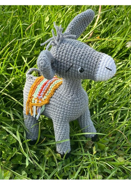 Amigurumi Oyuncak Eşek Oyun Arkadaşı Uyku Arkadaşı 1 Adet fırsatları