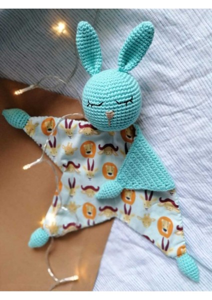 Elite Mavi Amigurumi Tavşan Uyku Arkadaşım 1 Adet