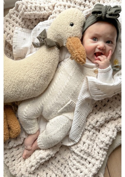 Elite Çocuk Bebek Uyku Arkadaşı Lucky Ördek 60CM Büyük 1 Adet
