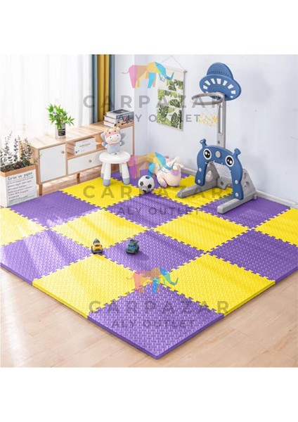 Elite Tatami Eva Mat Çocuklar Için Köpük Halı Matı Puzzle Geçmeli Oyun Spor Kaymaz Mat 16 Adet 50X50 13MM 1 Adet