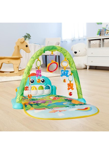 Elite Piyanolu Dinazor Oyun Halısı Sesli Işıklı 3 In 1 1 Adet