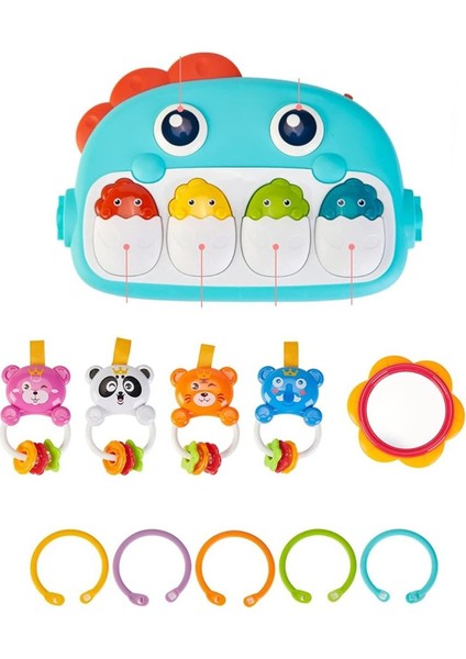 Elite Piyanolu Dinazor Oyun Halısı Sesli Işıklı 3 In 1 1 Adet fırsatları