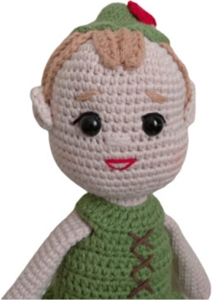 Peter Pan Bebek Amigurumi Organik Oyuncak 1 Adet fırsatları
