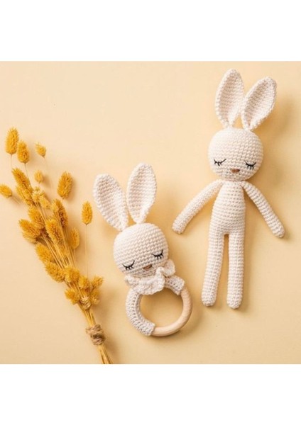 Amigurumi Örgü Oyuncak 2'li Set Uyku Arkadaşı-Hayvan Figürlü Oyuncak-Bebek Oyuncak 1 Adet