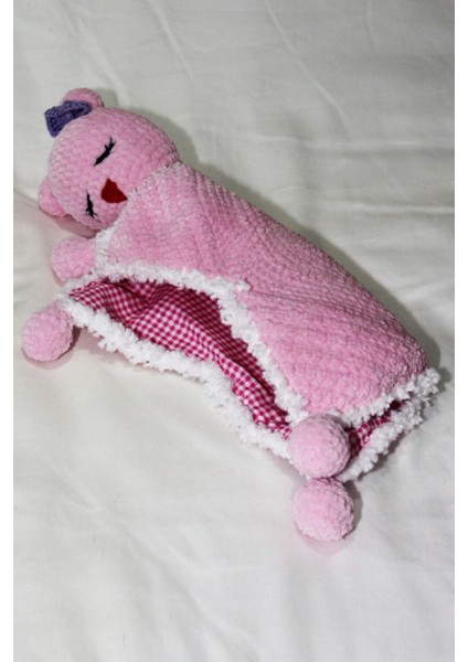 Elite Uyku Arkadaşı Uykucu Organik Oyuncak Amigurumi Pembe 1 Adet