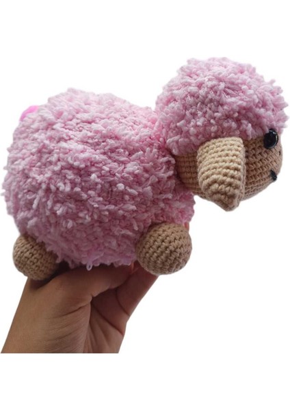 Amigurumi Renkli Koyun Oyuncak 25CM Tüm Yaş Grupları Için Elde Yıkanabilir 1 Adet