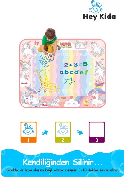 Elite Unicorn Sihirli Su Çizim Matı 80*60 cm 1 Adet